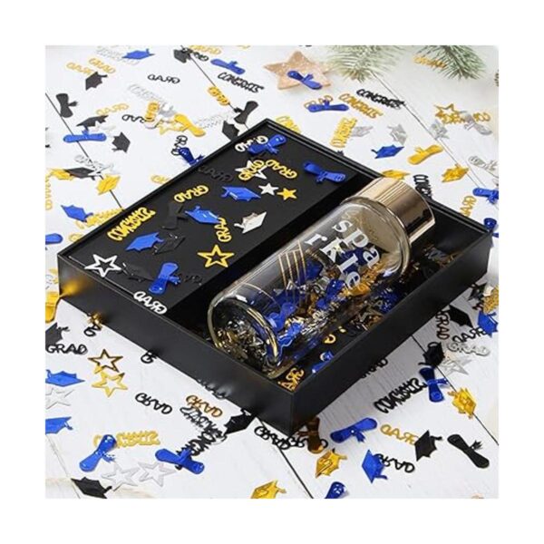 Graduation PartyDecorations NavyBlue GoldSilver Confetti