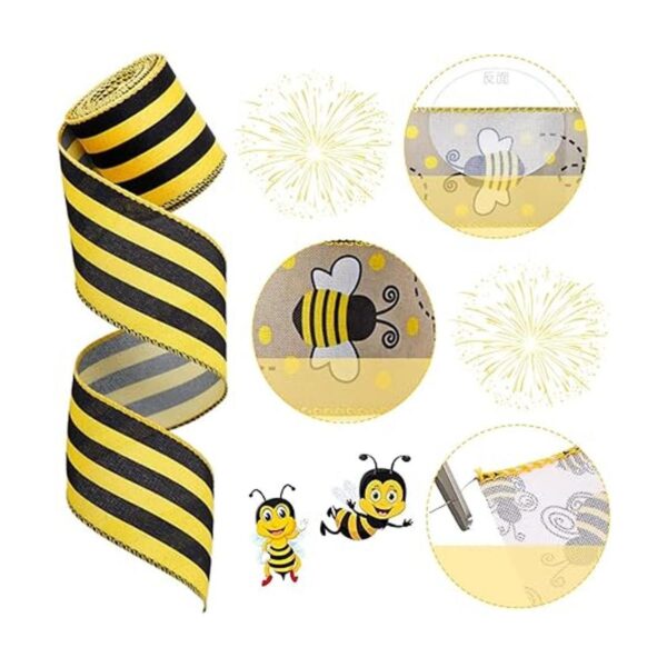 Cinta de abeja con borde de alambre cinta de corona