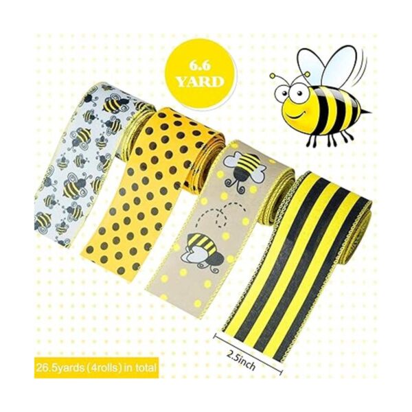 Cinta de abeja con borde de alambre cinta de corona