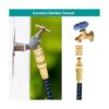 FINEST Manguera de jardín conector rápido latón macizo