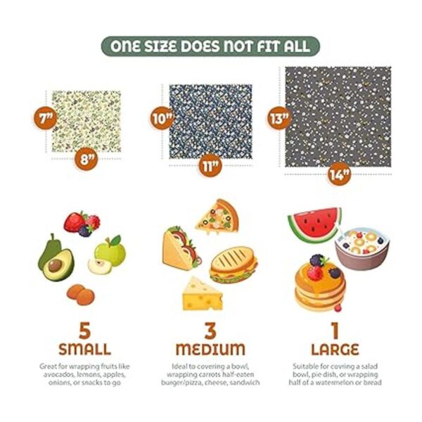 Envolturas reutilizables para alimentos con cera de abeja_2