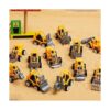 36 piezas de camiones de ingeniería de construcción_5