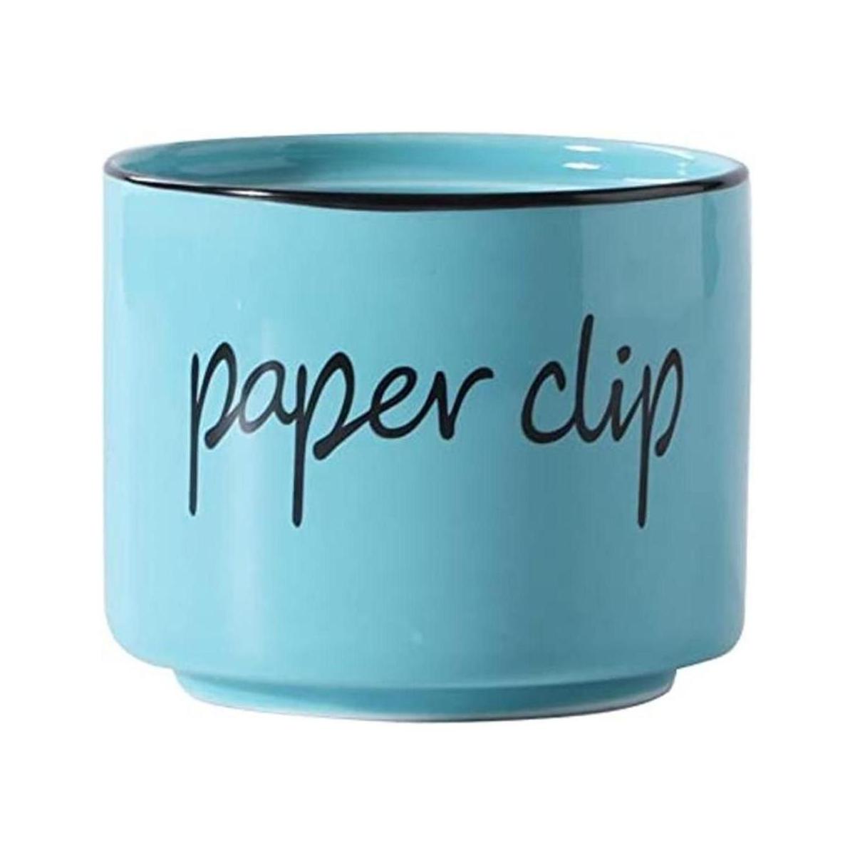 ONTUBE Soportes de clip de papel de porcelana organizador