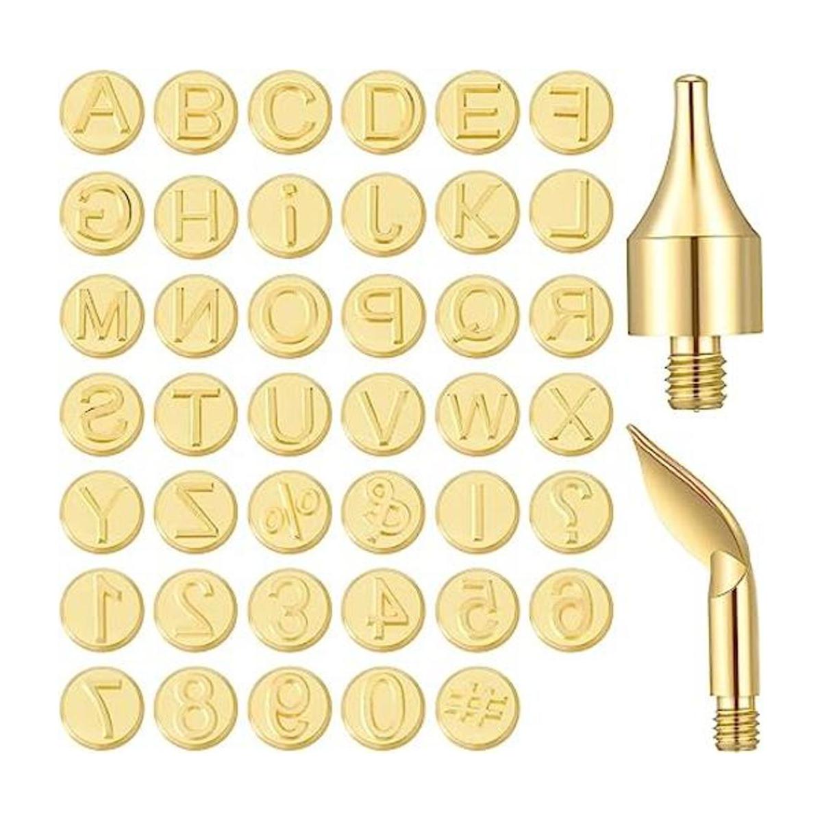Juego de 43 puntas para quemar madera incluye símbolo de