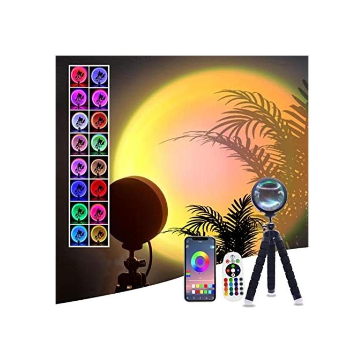 Calibrespot Proyección de lámpara de puesta de sol con
