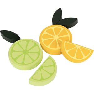 Bandeja con niveles de limón para decoración de frutas