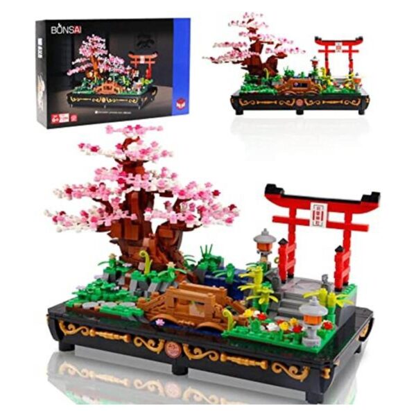Juegos de construcción de árbol bonsái de flor de cerezo_1