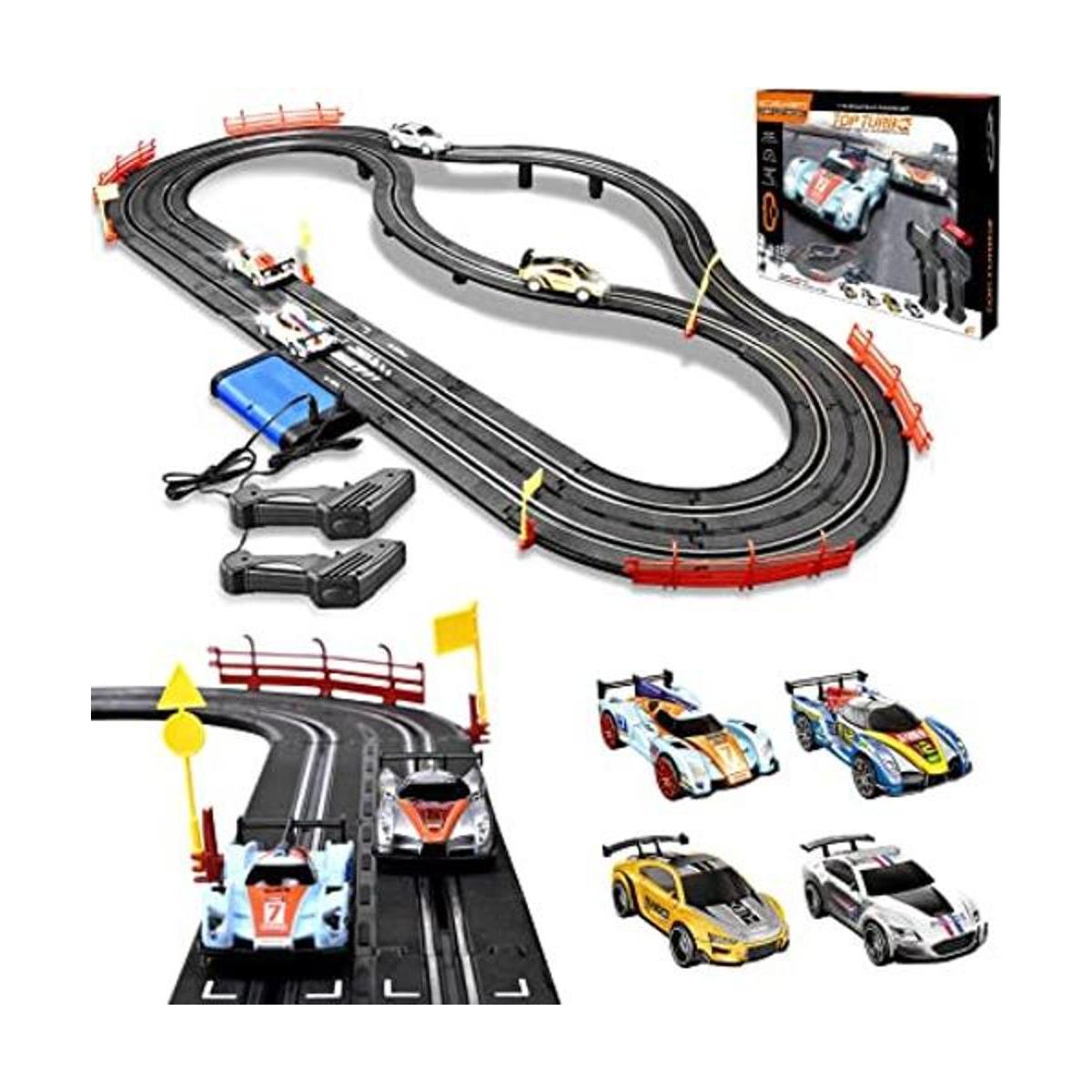 Pistas de carreras eléctricas para niños y niños juegos