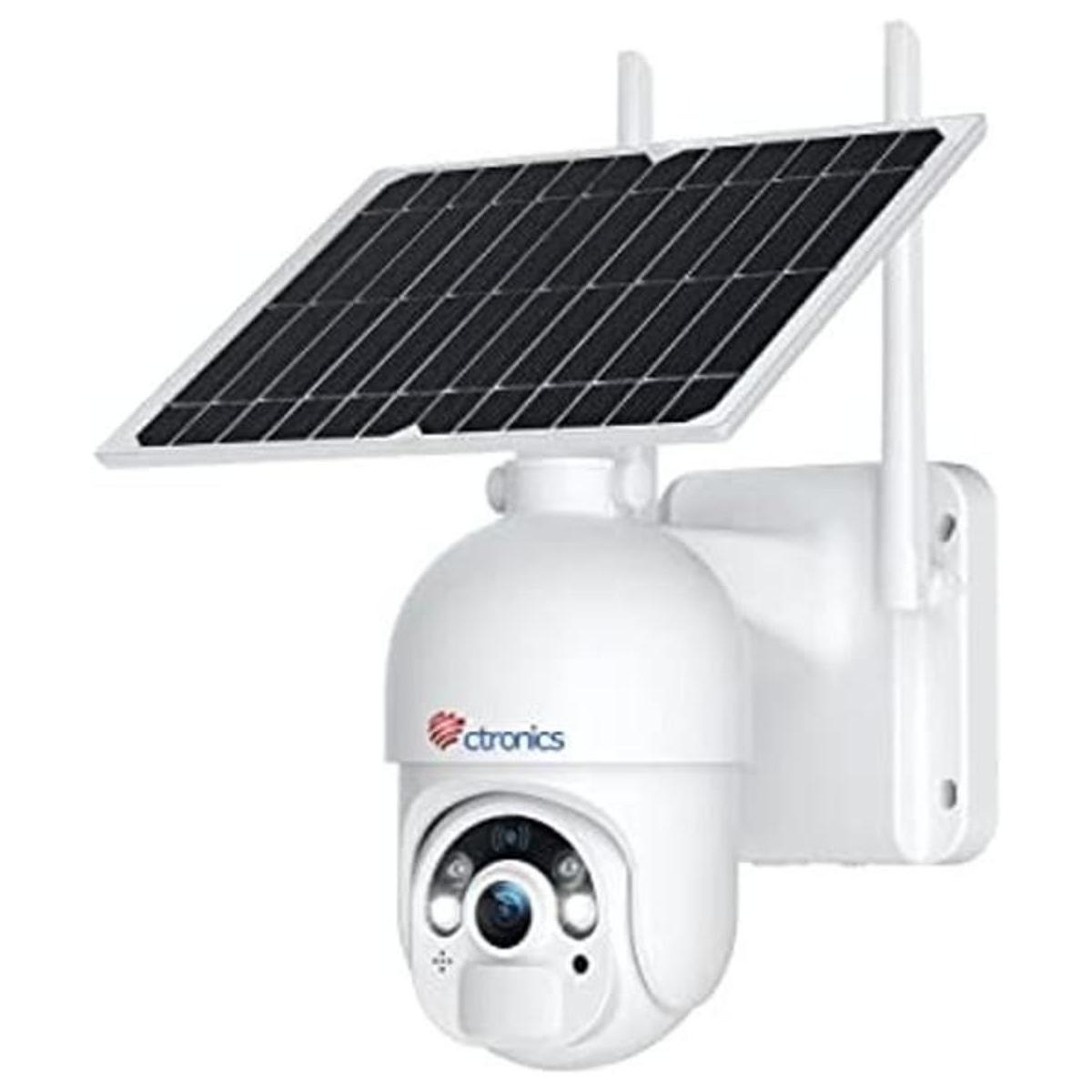 Ctronics Cámara para exteriores inalámbrica de 4 MP