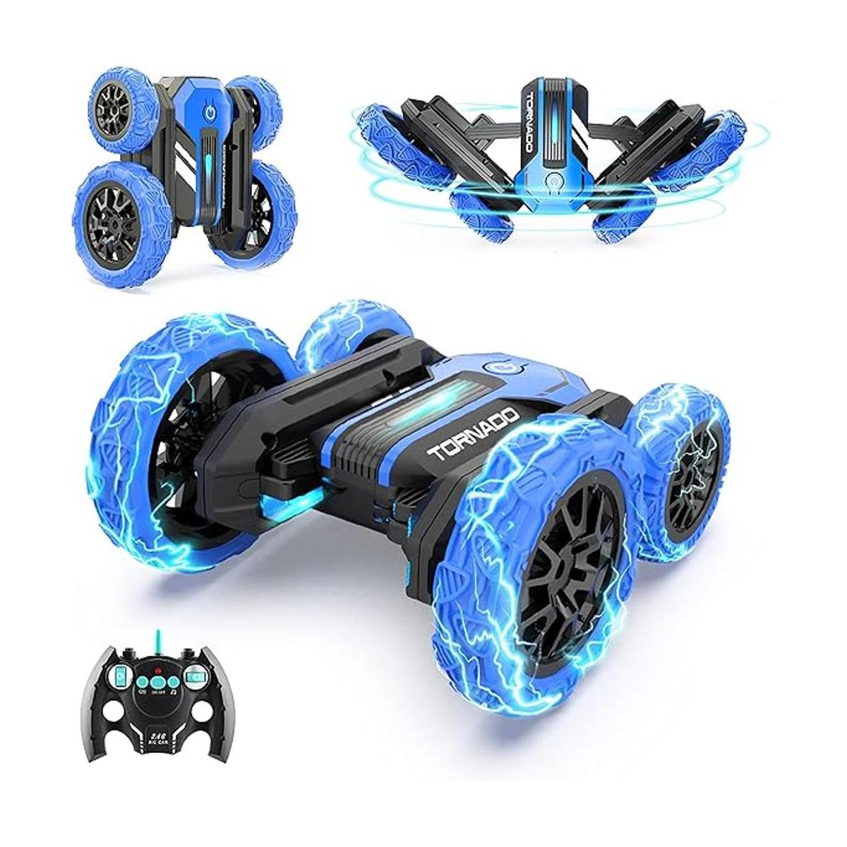 BEZGAR TD202 Auto de acrobacias RC de doble cara 360