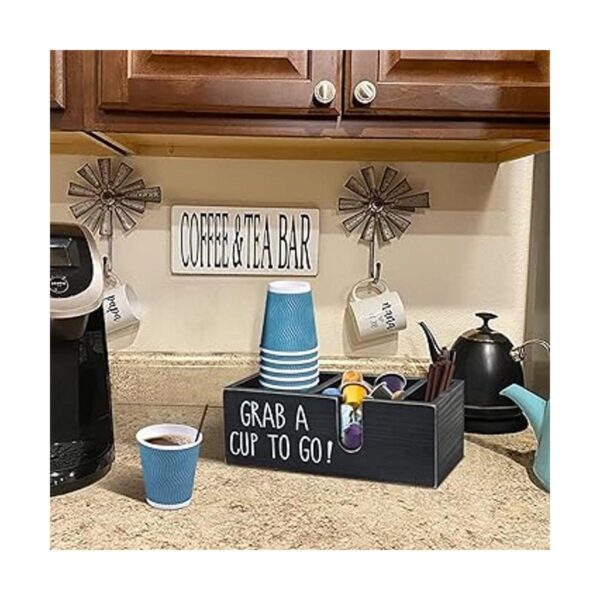 Organizador de estación de café soporte para tazas y_2