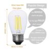 Bombilla LED de 12 V 24 V con bajo voltaje de energía de_4