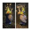 Gnomos de jardín con luz solar de fuegos artificiales_5