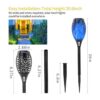 EOYIZW Luces solares para exteriores paquete de 12 luces_2