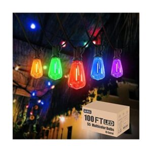 Cadena de luces multicolor de 100 pies para exteriores_1
