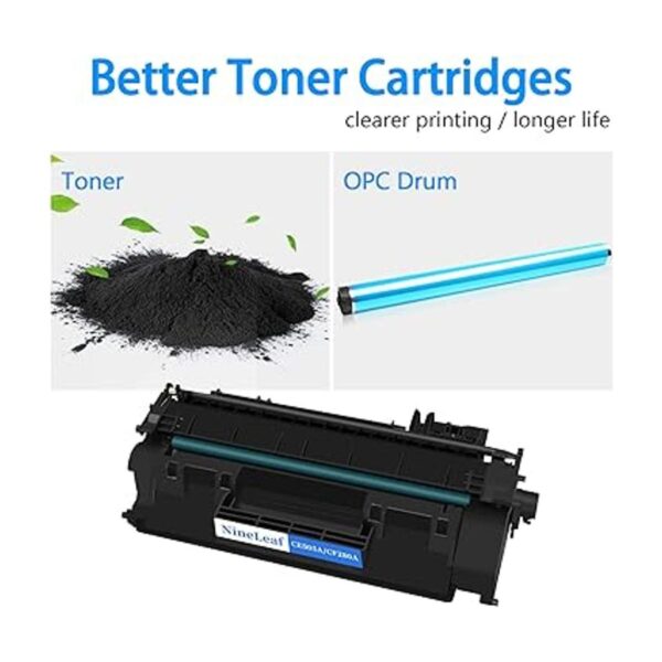NineLeaf Cartucho de tóner compatible para HP 05A CE505A