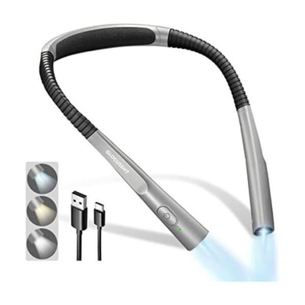Glocusent Luz LED de lectura mejorada para el cuello luz_1