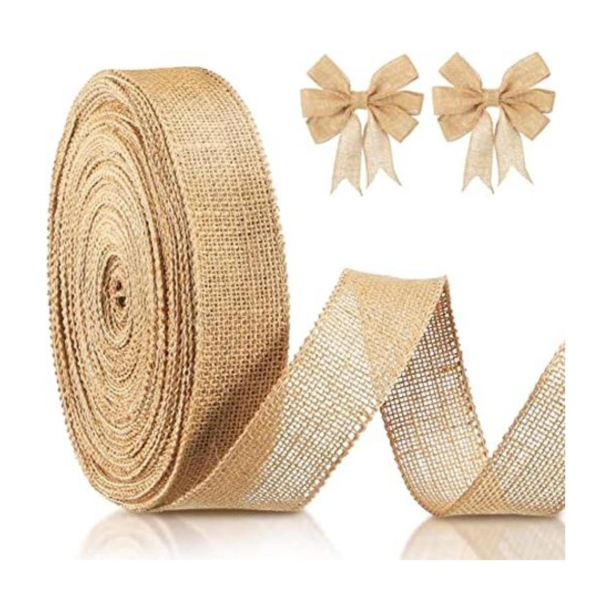 Cinta de arpillera con alambre de 1.5 x 30 yardas cinta