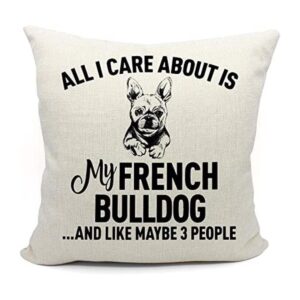 Funda de almohada para regalo de Bulldog Francés regalo_1