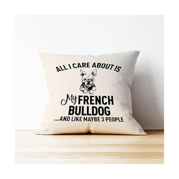 Funda de almohada para regalo de Bulldog Francés regalo_2
