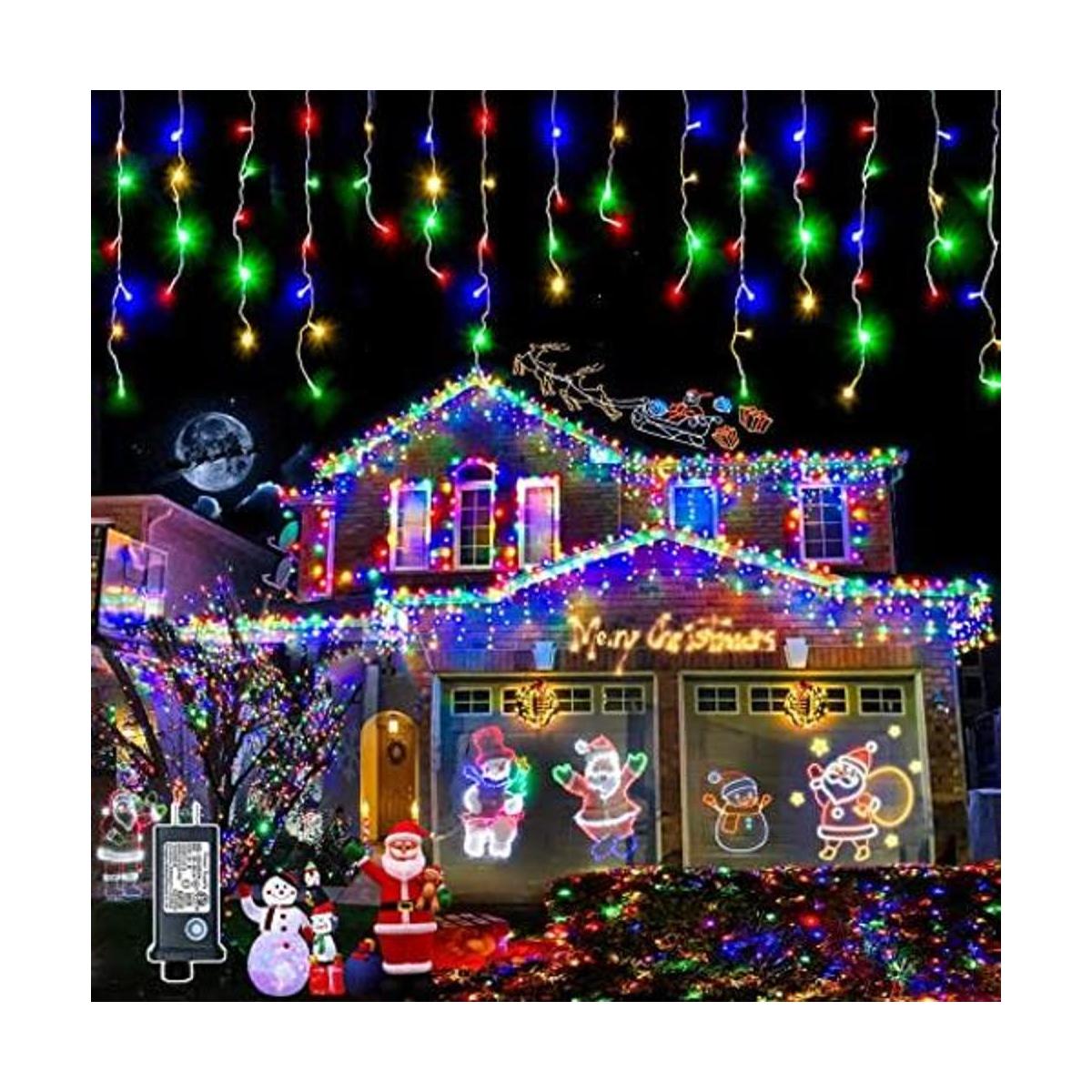 Einiiya Luces de Navidad para exteriores 400 LED 33
