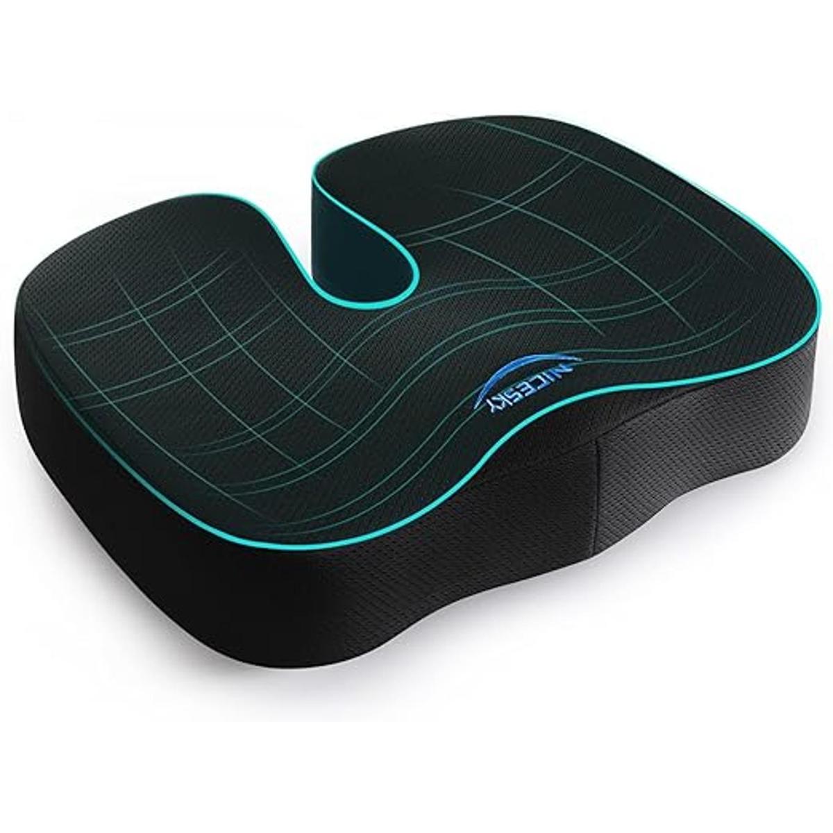 Cojín de asiento para postura coxis ciática espalda