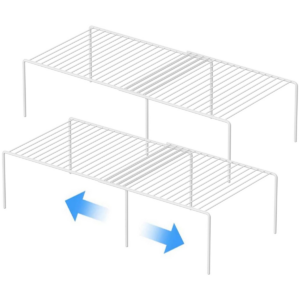 GEDLIRE Expandable Kitchen Cabinet Shelf Organizers Heavy