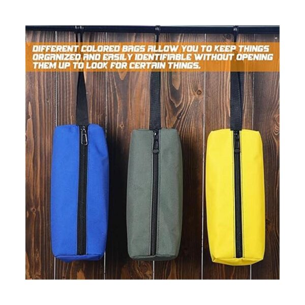 Paquete de 9 bolsas de herramientas pequeñas impermeables