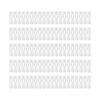Paquete de 100 pinzas cuadradas rectangulares de metal a_1