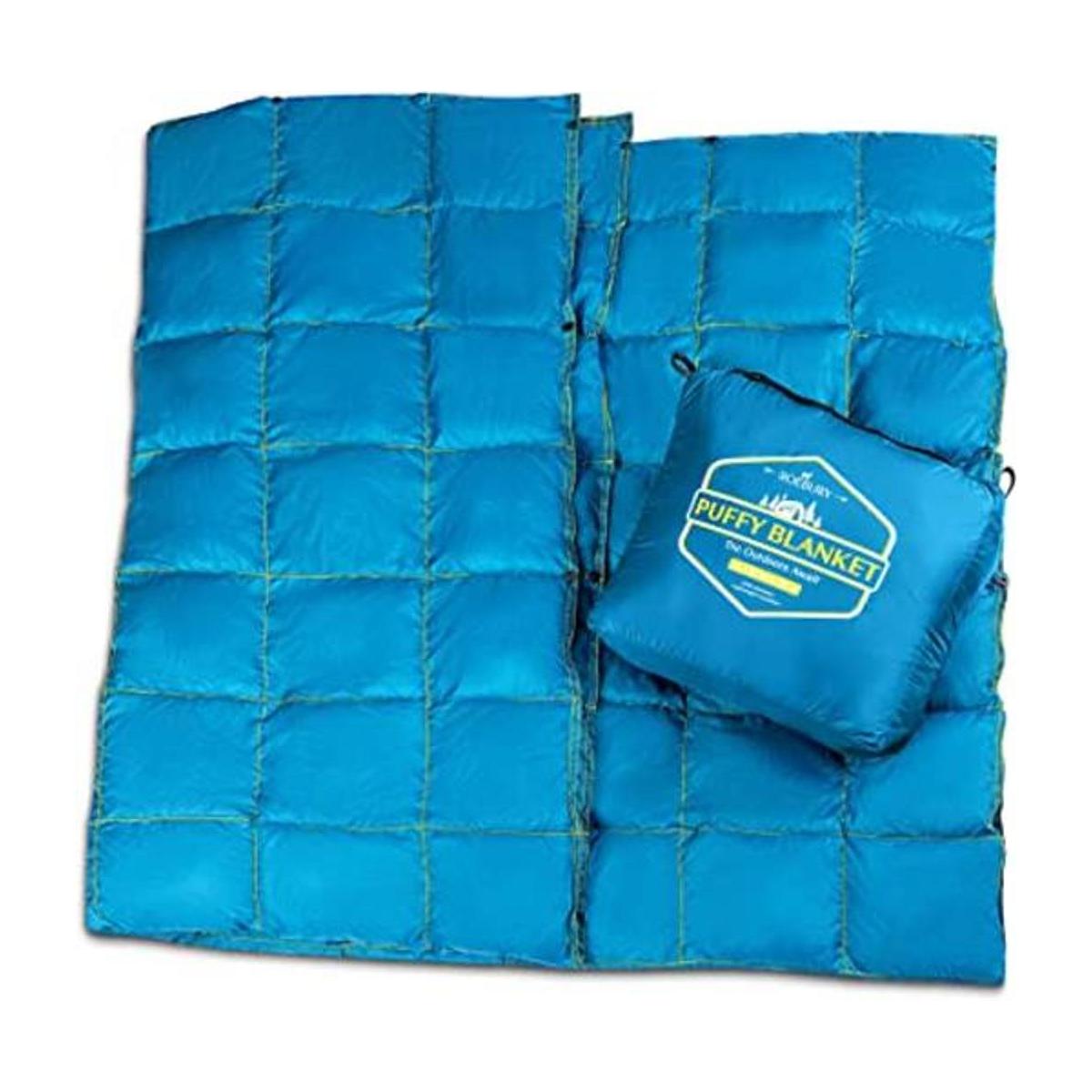 Roebury Puffy Camping Blanket Packable Vegan Down