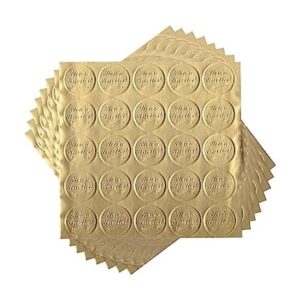 LINSO 200 sellos redondos de aluminio en relieve Youre_1