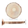 FSWCCK Juego de 17 piezas de rebanadas de madera sin