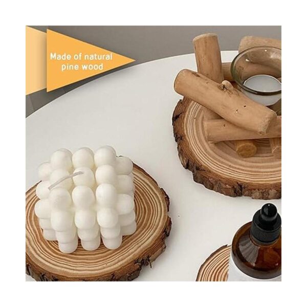 FSWCCK Juego de 17 piezas de rebanadas de madera sin