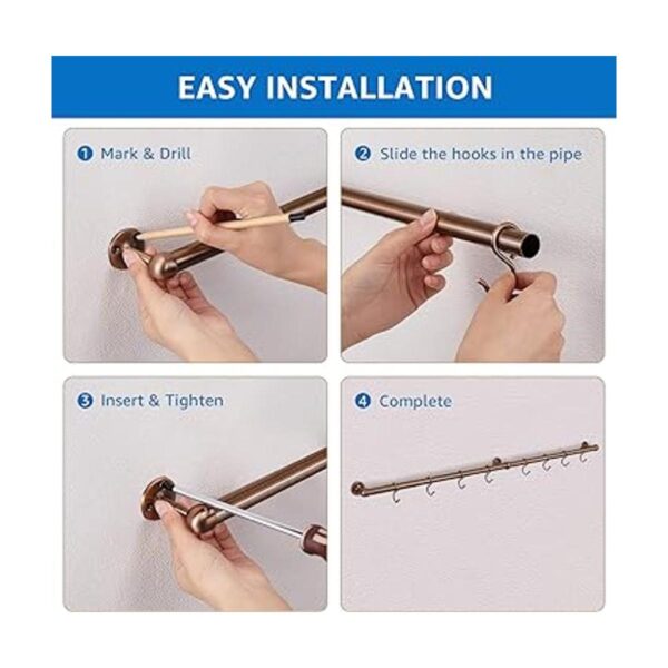 ROTHLEY Colgador para macetas colgante acero inoxidable