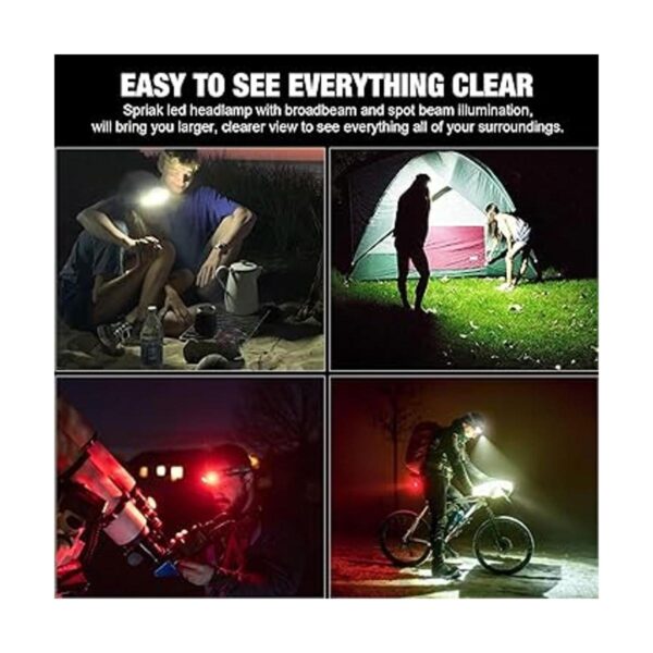 Faros delanteros LED 1000 lúmenes luz ancha de 230