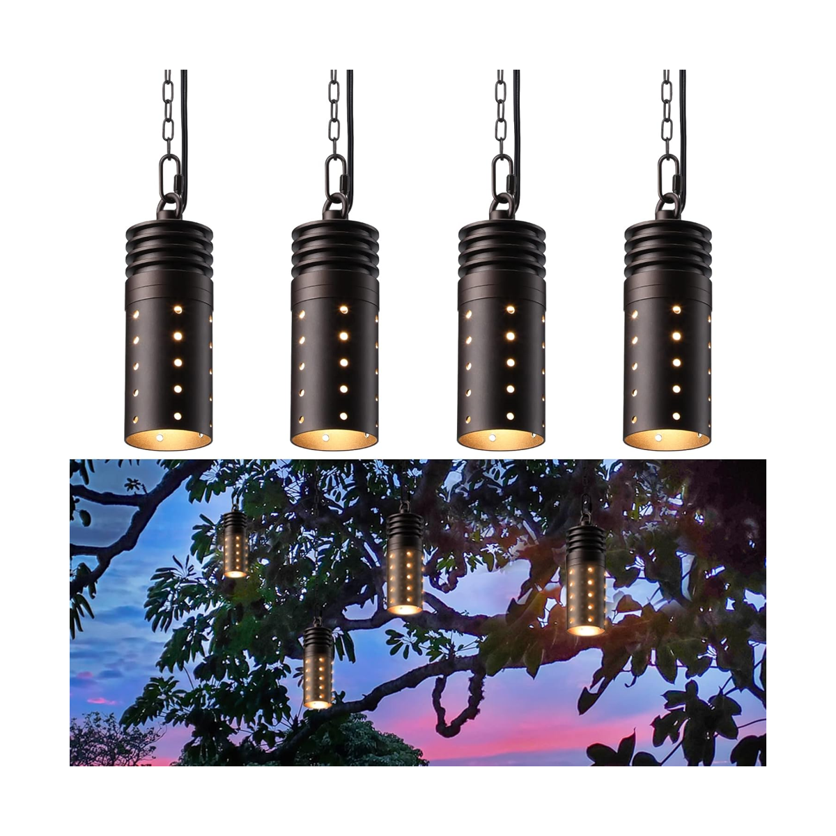 LEONLITE Luces LED de paisaje de bajo voltaje luz