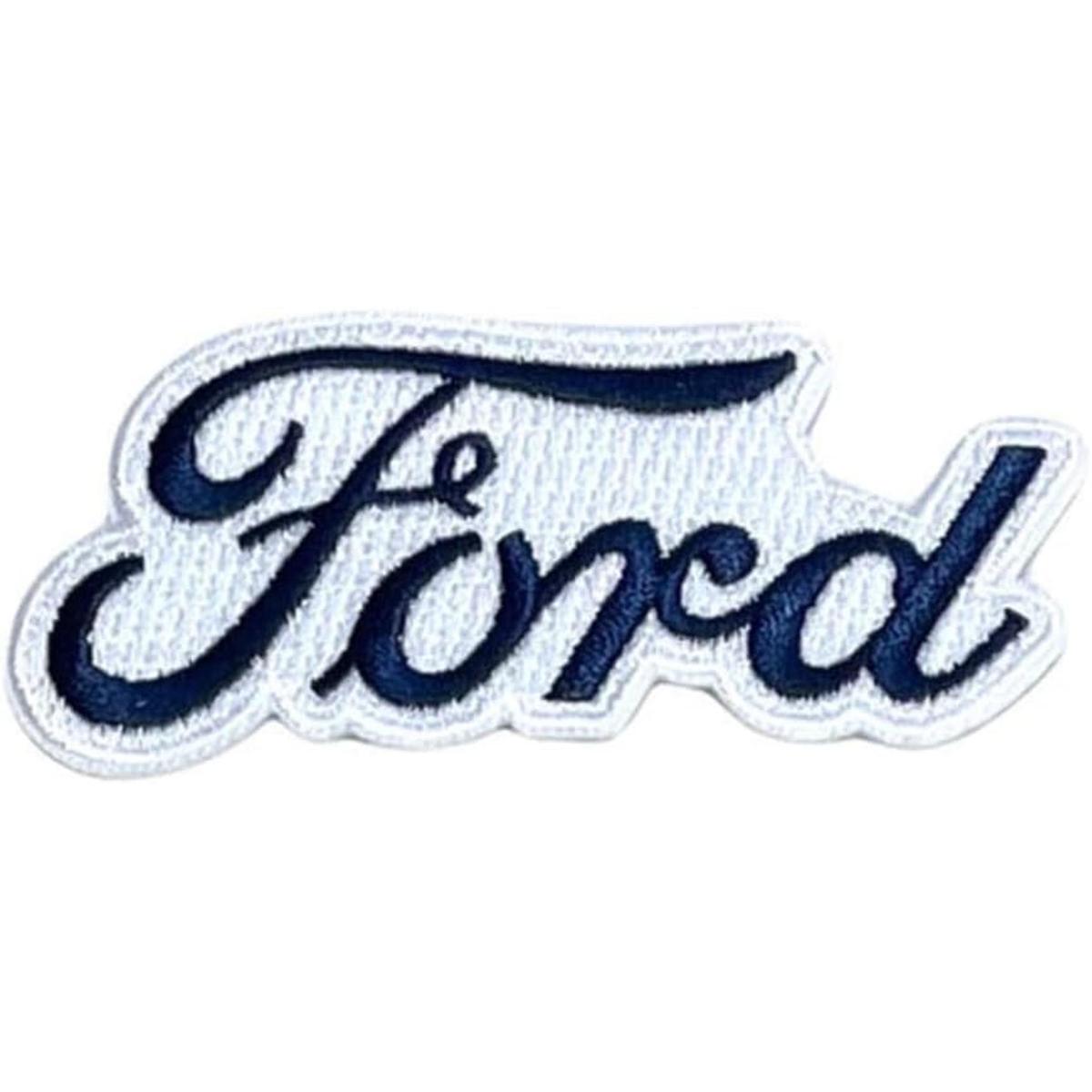 Ford Script Parche con logotipo para ropa sombrero de