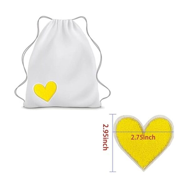 Parches bordados de felpilla para coser en forma de
