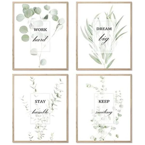 JITUIHOM Minimalist Botanical Plants Lienzo decorativo_1