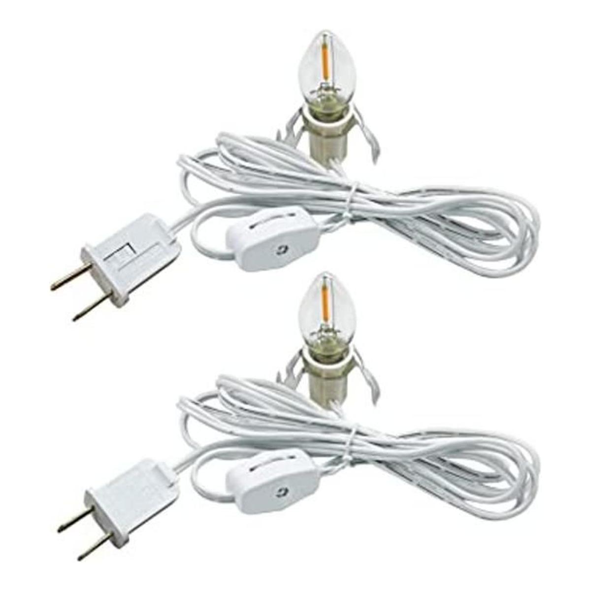 Paquete de 2 cables de accesorios con bombillas LED