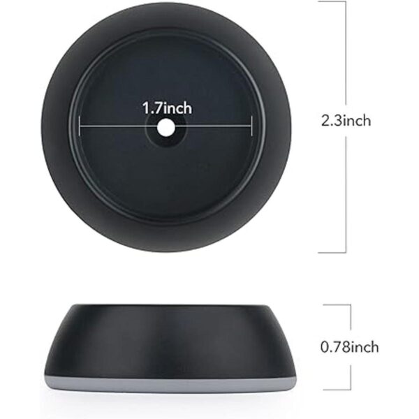 Paquete de 4 vasos protectores de pared para puerta de
