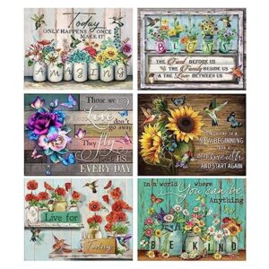 Paquete de 6 kits de pintura de diamantes para adultos_1