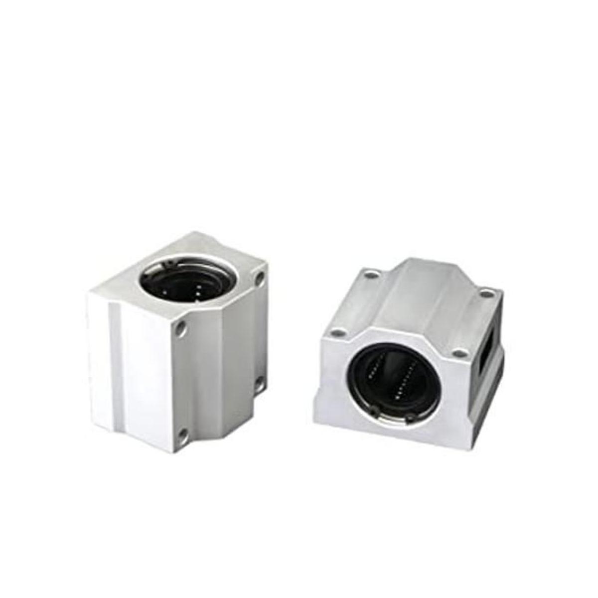 Mssoomm 2 piezas SCS10UU Buje de caja de rodamiento de