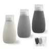 Botellas recargables de silicona suave a prueba de fugas