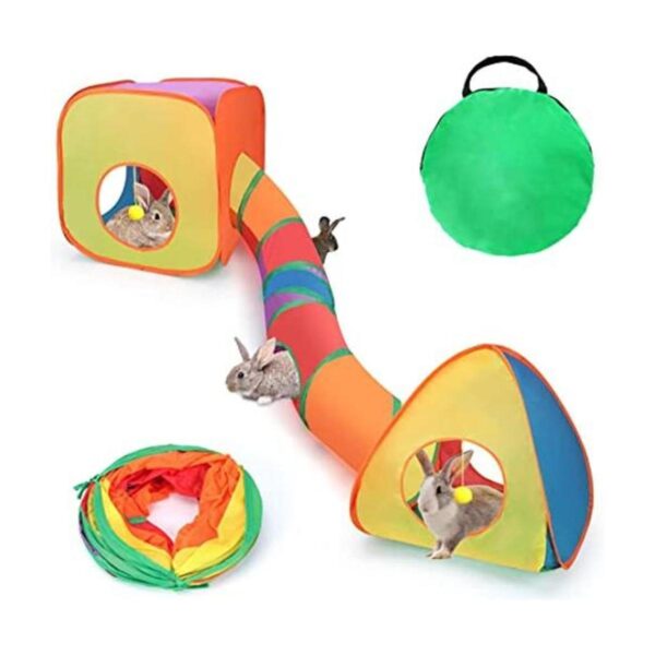 BWOGUE Túneles y tubos de conejo tubo plegable de
