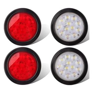 4 luces traseras LED redondas de 4 pulgadas remolque_1