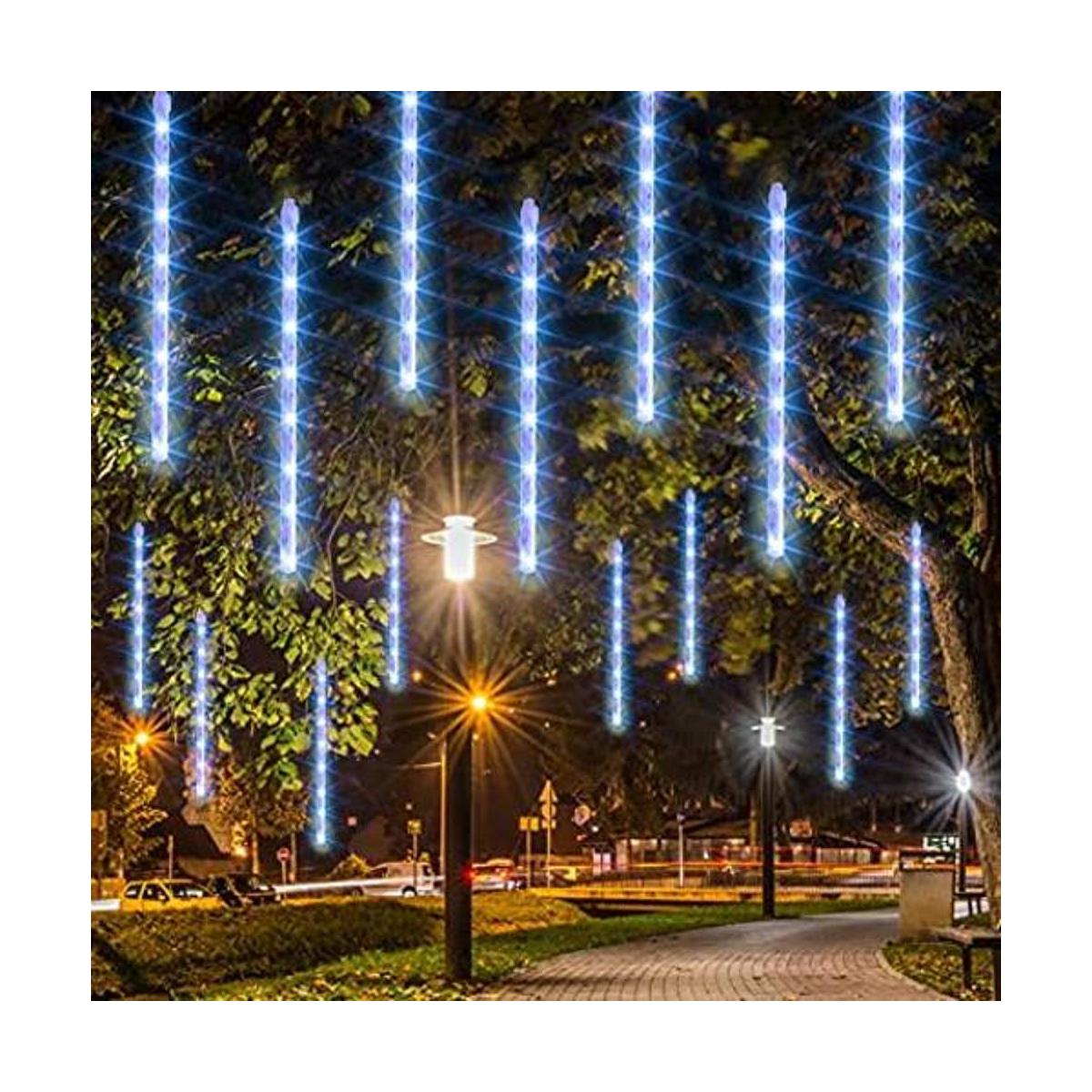 Dazzle Bright Paquete de 3 luces LED de Navidad 288 luces