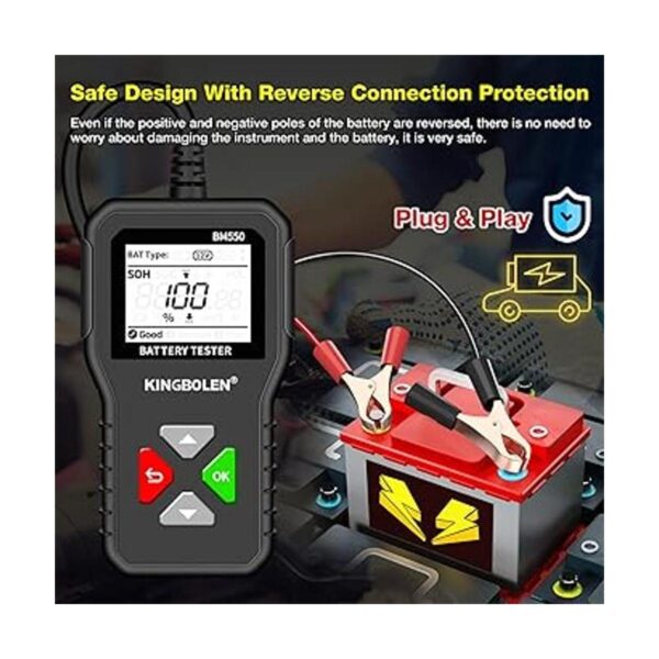 KINGBOLEN BM550 Probador de batería de coche de 6 V 12_2
