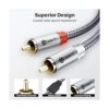 GearIT Cable RCA 25 pies 2RCA macho a 2RCA macho cables_3