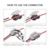 Brightfour Conector de cable de bajo voltaje conector de